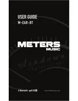 Preview for 1 page of Meters music M-EAR-BT User Manual