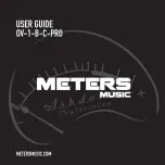 Предварительный просмотр 1 страницы Meters music OV-1-B-C-PRO User Manual