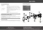 Предварительный просмотр 2 страницы METHVEN 01-6259 Installation Manual