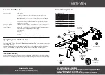 Preview for 2 page of METHVEN 01-8123 Installation Manual