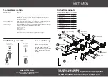 Предварительный просмотр 2 страницы METHVEN 01-8345 Installation Manual