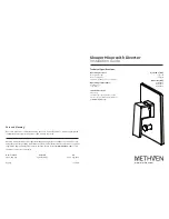 Preview for 1 page of METHVEN 03-9470M Installation Manual