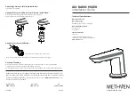 Preview for 1 page of METHVEN AIO BASIN MIXER Installation Manual