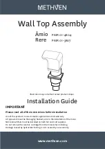 METHVEN Amio Installation Manual preview