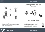 Предварительный просмотр 1 страницы METHVEN Kaha 01-7508 Installation Manual