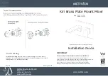 Preview for 1 page of METHVEN Kiri 01-5436 Installation Manual