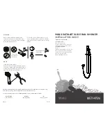 METHVEN Maku SatinJet Slide Rail Shower Installation Manual preview