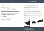 Предварительный просмотр 2 страницы METHVEN Minimalist 01-2206 Installation Manual