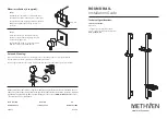 Preview for 1 page of METHVEN ROUND RAIL Installation Manual