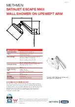 METHVEN SATINJET ESCAPE MKII Installation Instructions preview