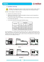 Preview for 8 page of Metkon FORCIPOL 1V Operating And Instruction Manual