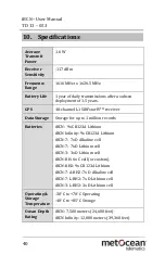 Предварительный просмотр 42 страницы MetOcean Telematics MMI-513-00000 User Manual