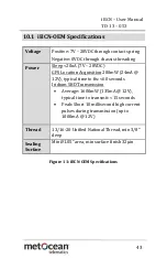 Предварительный просмотр 45 страницы MetOcean Telematics MMI-513-00000 User Manual