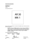 Preview for 30 page of Metos AR 30 MK 1 Installation And Operation Manual