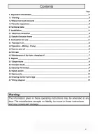 Preview for 2 page of Metos EVO- 2525 (T) User Manual