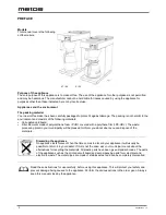 Предварительный просмотр 3 страницы Metos Excelso Operation Manual