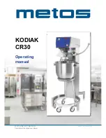 Предварительный просмотр 1 страницы Metos KODIAK CR30 Operating Manual