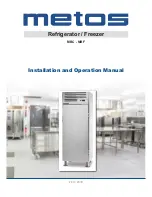 Предварительный просмотр 1 страницы Metos MBC-1000 Installation And Operation Manual