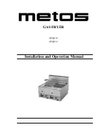 Preview for 1 page of Metos OFQG 41 Installation And Operation Manual