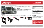 Preview for 1 page of Metra Electronics 108-FD7B Installation Instructions