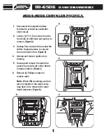 Preview for 3 page of Metra Electronics 2004-2006 Chrysler Pacifica Installation Instructions Manual