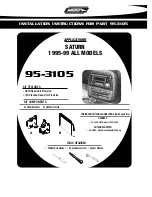 Preview for 1 page of Metra Electronics 95-3105 Installation Instructions