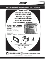 Preview for 1 page of Metra Electronics 95-5026 Installation Instructions Manual