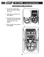 Preview for 3 page of Metra Electronics 95-5026 Installation Instructions Manual