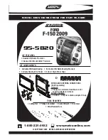 Preview for 1 page of Metra Electronics 95-5820 Installation Instructions Manual