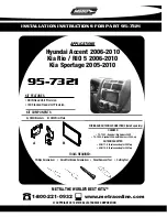 Metra Electronics 95-7321 Installation Instructions Manual preview