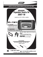 Metra Electronics 95-7325 Installation Instructions Manual preview