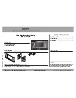 Metra Electronics 95-7377B Installation Instructions Manual предпросмотр