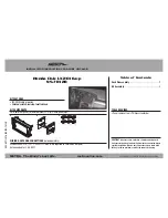 Metra Electronics 95-7812B Installation Instruction предпросмотр