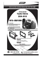 Metra Electronics 95-8208 Installation Instructions Manual preview