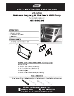 Metra Electronics 95-8903S Installation Instructions Manual preview