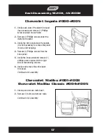 Preview for 17 page of Metra Electronics 99-2001 Installation Instructions Manual