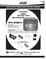 Metra Electronics 99-2004 Installation Instructions Manual preview