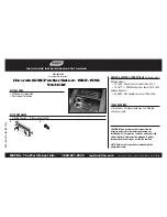 Preview for 1 page of Metra Electronics 99-3042 Installation Instructions