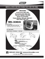 Metra Electronics 99-3304 Installation Instructions Manual preview