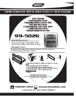 Preview for 11 page of Metra Electronics 99-5026 Installation Instructions Manual