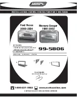 Metra Electronics 99-5806 Installation Instructions Manual preview