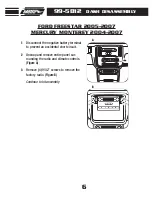 Preview for 8 page of Metra Electronics 99-5812 Installation Instructions Manual