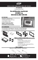 Metra Electronics 99-5814 Installation Instructions Manual preview