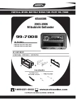 Metra Electronics 99-7008 Installation Instructions Manual preview