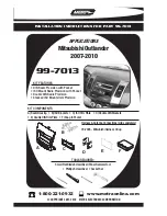 Metra Electronics 99-7013 Installation Instructions Manual preview