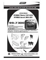 Metra Electronics 99-7300 Installation Instructions Manual preview