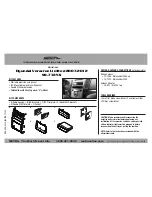 Preview for 1 page of Metra Electronics 99-7335S Installation Instructions Manual