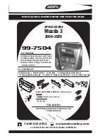 Metra Electronics 99-7504 Installation Instructions Manual preview