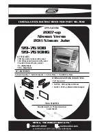 Preview for 1 page of Metra Electronics 99-7610B Installation Instructions Manual