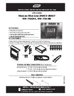 Preview for 1 page of Metra Electronics 99-7612 Installation Instructions Manual